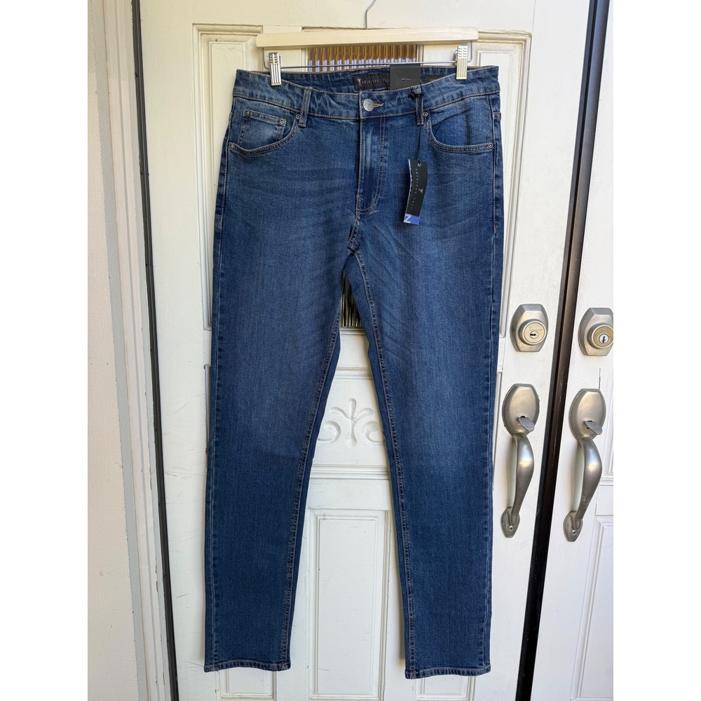 American Tall Carman Tapered Fit Jeans‎ Mens Size 34x36 Worn Blue NEW